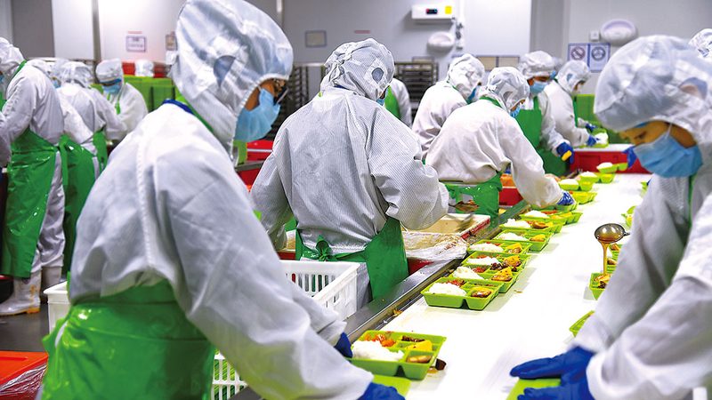 小标题：预制菜，上班族的新宠
